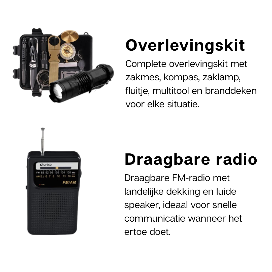 Noodpakket 72 uur